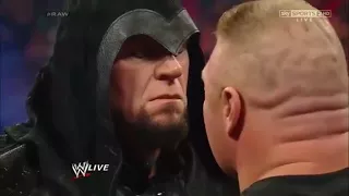 Undertaker Returns 2014 And Destroys Brock Lesnar   RAW 02 24 2014 HD