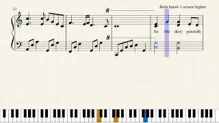 As the Deer - Intermediate arrangement