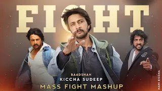 Mass Fight Mashup | Kiccha Sudeep | Kiccha Sudeep Birthday Special | Mahi Editz