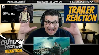 UNCHARTED - TRAILER REACTION!! ( Tom Holland | Mark Wahlberg | SONY )