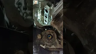 2017 nissan titan driver exhaust manifold removal.