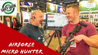 Airforce Airguns MICRO HUNTER And New Updates To The Talon Bolt! Shot Show 2023