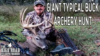 Giant Typical Whitetail Buck Taken with Archery Gear at Texas Hidden Springs Ranch