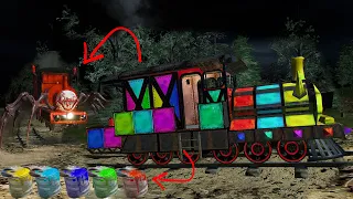 Choo Choo Charles : All Train Colors Locations and Charles Got After Me! 😱