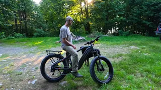 Hovsco HovAlpha ebike review in the Maine Mountains