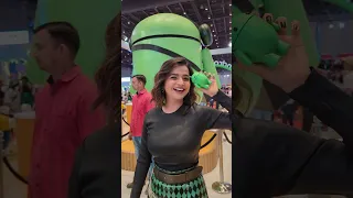 Me and my #TeamAndroid besties, had the best time at #AndroidLand 😎💚✨ #MumbaiComicCon