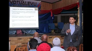 Fijian Attorney-General presents 2018-2019 National Budget Roadshow at Votualevu College, Nadi