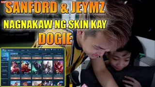 SANFORD AND JEYMZ KUMUHA NG SKIN KAY DOGIE HABANG NASA CR SI BOSS D LAUGHTRIP EASY SKIN