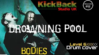 Bodies - Drowning Pool *Level 6* drum cover with score #tutorial #howtoplay #playalong