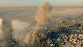 WATCH:Drone footage shows widespread Raqqa destruction