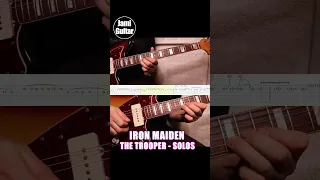 Iron Maiden - The Trooper - slow lesson out now! #guitarlesson #guitarsolo #thetrooper