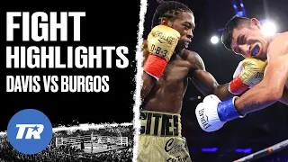 Keyshawn Davis Just Beats Burgos for 8 Straight Rounds, Gets Decision Win | FIGHT HIGHLIGHTS