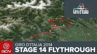 Giro d'Italia 2014 Stage 14 Fly Through