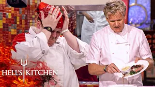 Swimming Steak & Stuffed Fillet BAFFLES Chef Ramsay in Steak Challenge | Hell’s Kitchen