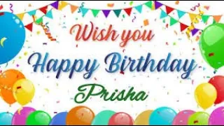 Prisha Happy Birthday | Birthday Songs with name | Birthday Reel |Janamdin | Janmdin | #Ad4beloved