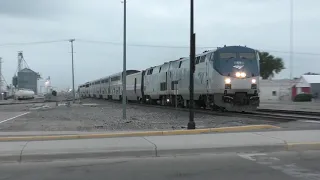 Amtrak California Zephyr arrives at Fort Morgan