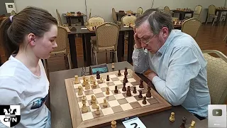 WFM Fatality (1970) vs IM Coach (1945). Chess Fight Night. CFN. Rapid