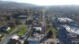 Downtown Blue Ridge, GA in Early Spring