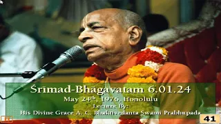 Srimad Bhagavatam I HDG Srila Prabhupada I SB 6.1.24 | 17.10.2020