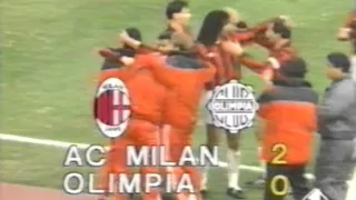 Milan - Olimpia. IC-1990 (3-0)