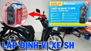 Lắp Định Vị GPS cho xe SH - TG01 4G New - Cảnh báo qua cuộc gọi, ngắt mở nguồn xe từ xa