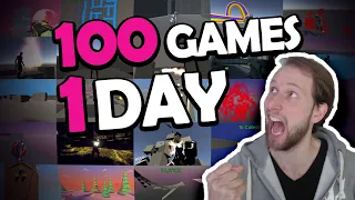 Making 100 GAMES in 1 DAY! (GameDev Challenge DevLog)