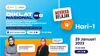 Hari 1 : Diklat Rahasia Sukses Peningkatan Kompetensi Guru dalam Implementasi Kurikulum Merdeka 2024