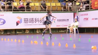 2019 China Inline Slalom Championship  丨Classic Slalom Youth Women 10th Zeng zihan