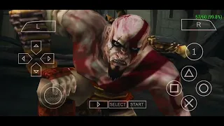 God Of War Ghost Of Sparta Final Boss  - gameplay ppsspp Snapdragon 845 test.