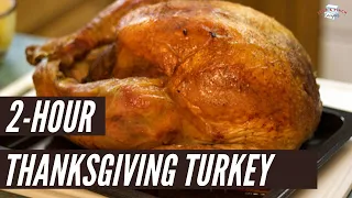 2-Hour Thanksgiving Turkey Recipe | Foolproof Moist Thanksgiving Roasted Turkey | Just A Pinch