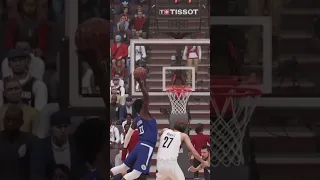 Paul George Dunk On Nurkic 2K23