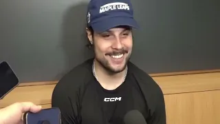 Auston Matthews was impressed by this reporter's lingo