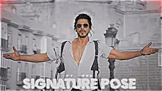 Shahrukh Khan Signature Pose | Srk Signature Pose | Srk Status | Pathan Review | Srk Edit | Pathan