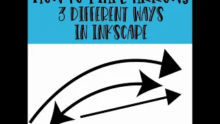 3 ways to create Arrows in Inkscape