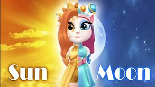 my talking angela 2 || Sun Vs Moon || cosplay