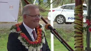 Prime Minister of Australia visits RFMF Training Camp