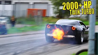 BURNOUTS, BIG FLAMES AND MUSCLE CAR MADNESS!! - Järvenpää Cruising 9/2023