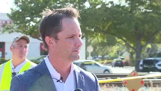 Senior Vice President of Brightline holds news conference after train crashes