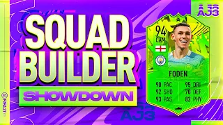 Fifa 21 Squad Builder Showdown!!! PATH TO GLORY PHIL FODEN!!!