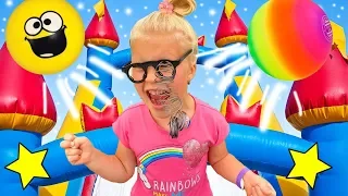 Гигантские мыльные пузыри ГОРКИ Батут / Playground for kids / BeeBeeDi