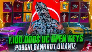 1.100.000$ UCGA OPEN KEYS QILDIK PUBG BANKROT BOLDI BUNAQASI FAQAT BZADA