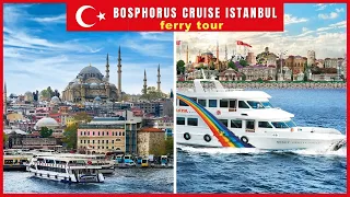 Bosphorus Cruise ferry Tours Istanbul Turkey 2024 Ep_8