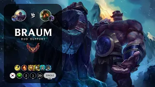 Braum Support vs Nautilus - KR Grandmaster Patch 13.20