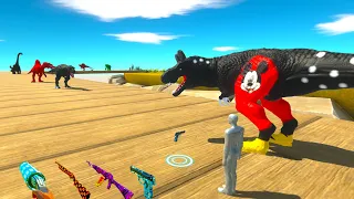 FPS AVATAR TOM + SONIC T-REX RESCUE MISSION DEATH RUN - Animal Revolt Battle Simulator