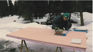 Starting the cabinets and cooking a great Holiday meal