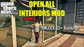 Install open all interiors mod in 1 minute | GTA V | 2021