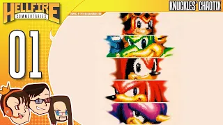 Knuckles' Chaotix playthrough [Part 1:  Isolated Island + Botanic Base]