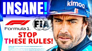 Alonso SLAMS New FIA Rule!