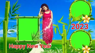 happy new year green screen || happy new year green screen video 2023 || happy new year green video