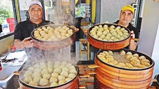 INCREDIBLY JUICY MANTY More than 1000 pieces per day! Uzbekistan street food | MANDU